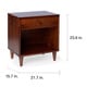 Strick & Bolton Vilas 1-drawer Nightstand - Thumbnail 4