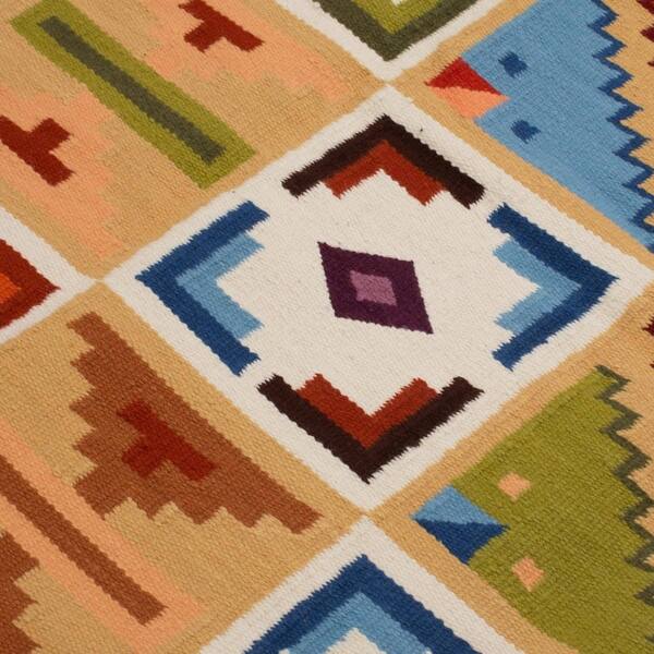 Shop Pastel Calendar 6x8 Ft Decor Geometric Inca Multicolor Accent Wool Area Rug 6 X 8 Overstock 4810616