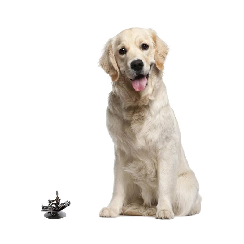 NOVICA Handmade Rustic Psychotherapist Iron Statuette (Mexico)