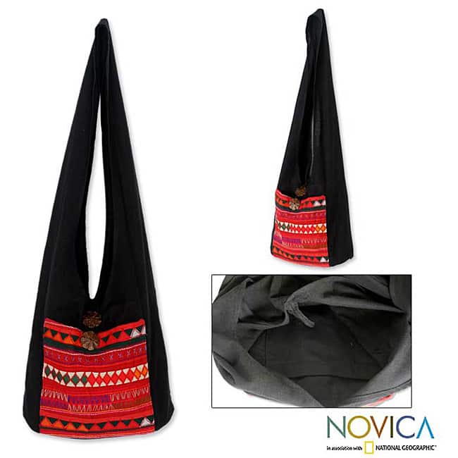 Cotton 'Akha Dreams' Shoulder Bag (Thailand)
