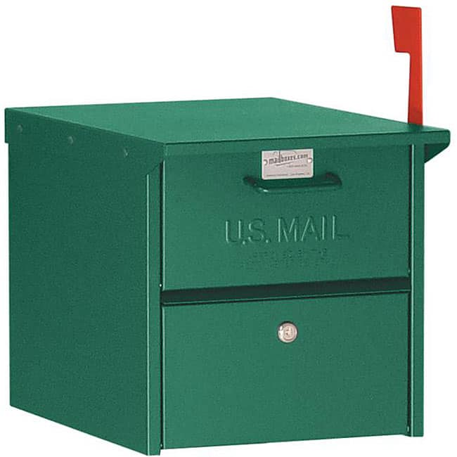 Salsbury 4300 Series Retro Green Roadside Mailbox