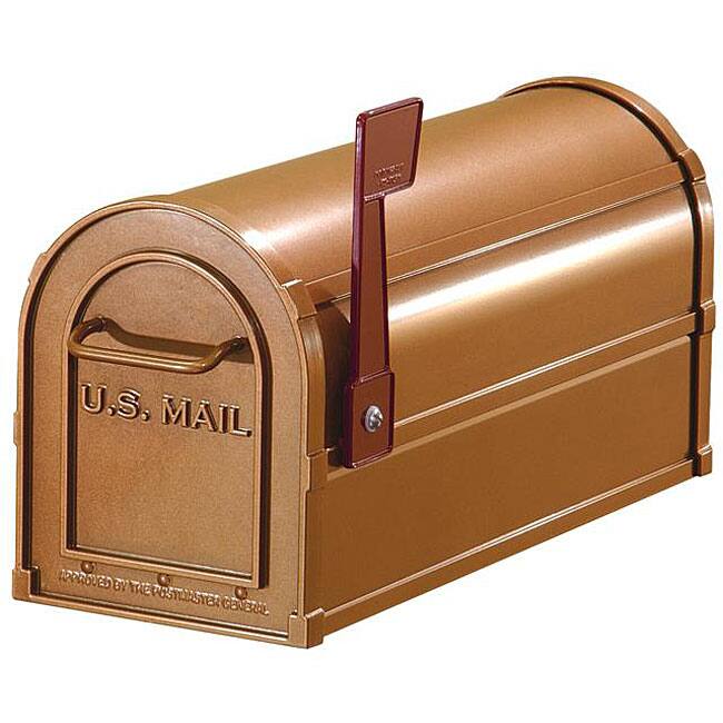Salsbury Copper Finish Heavy-duty Rural Mailbox