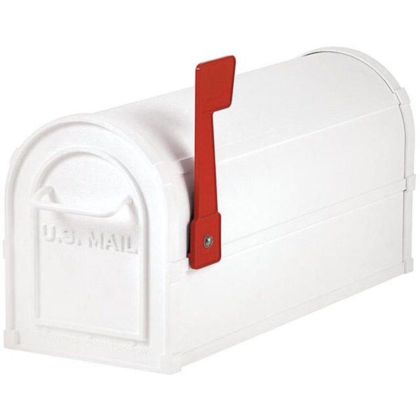 Shop Salsbury Heavyduty White Rural Mailbox Free Shipping Today
