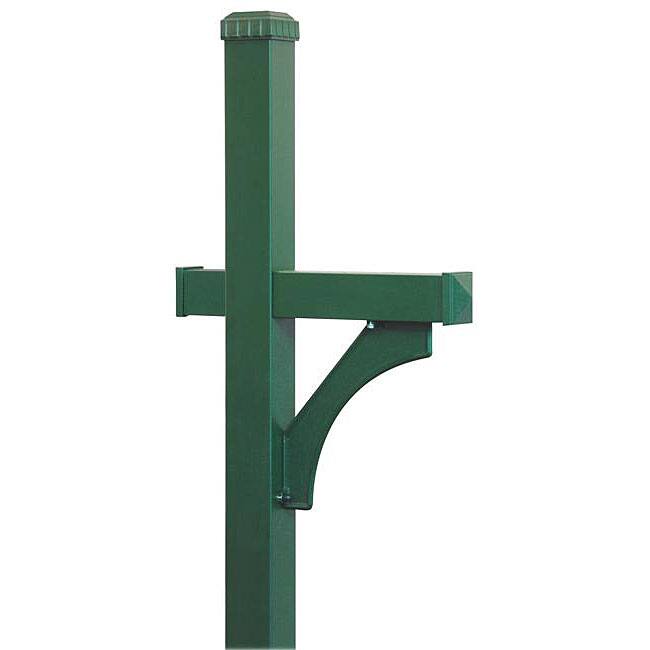 Salsbury In-ground Deluxe Green Mailbox Post