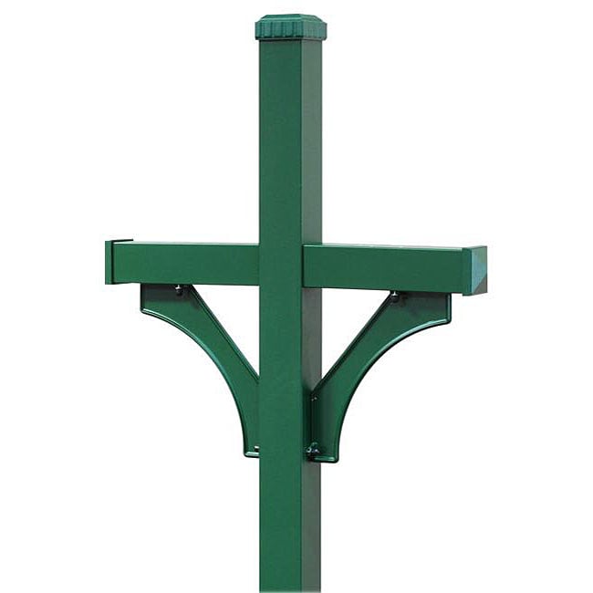 Salsbury Deluxe Green Aluminum Mailbox Post