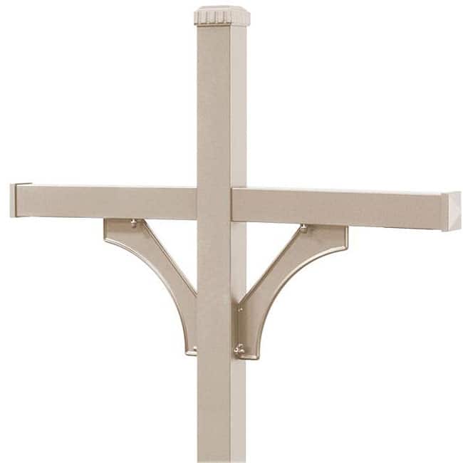 Salsbury Deluxe Beige Mailbox Post