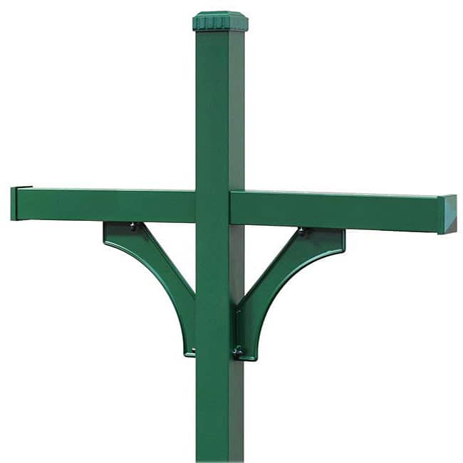 Salsbury Deluxe Green Mailbox Post