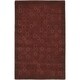 preview thumbnail 2 of 2, Hand-tufted Arlon Brown Geometric Wool Area Rug - 9' x 13' - 9' x 13'