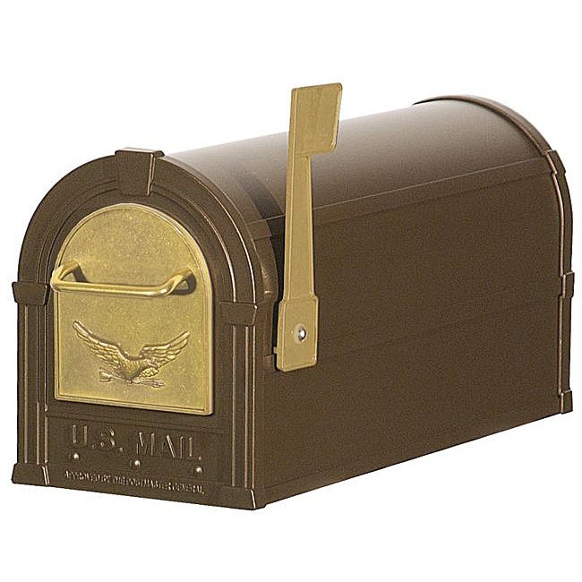 Bronze/ Gold Eagle Heavy Duty Rural Mailbox Free Shipping Today
