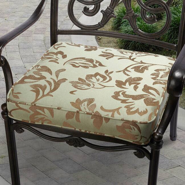 Outdoor 20" Chair Cushion with Sunbrella Fabric - Designer