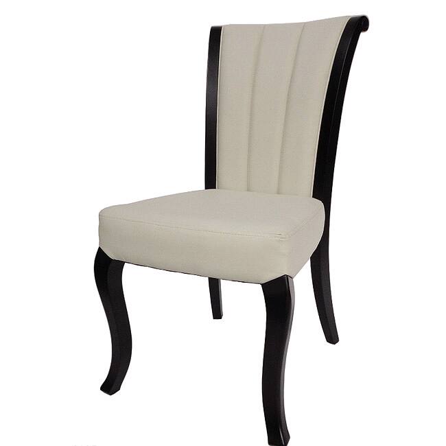 Channel Leather Chairs (Set of 2)