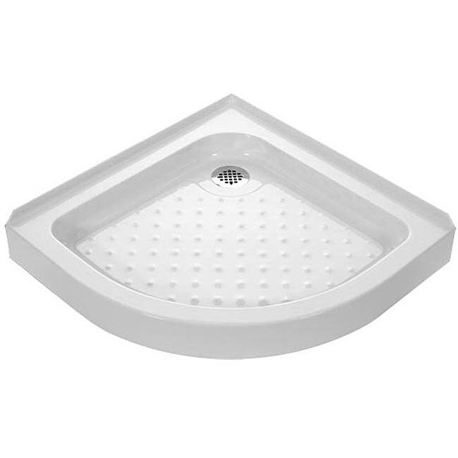 Shop DreamLine Sector 32x32inch Quarter Round Shower Tray Free Shipping Today