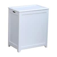 Mainstays Rectangular Open Laundry Hamper Plastic, White, Set of 4