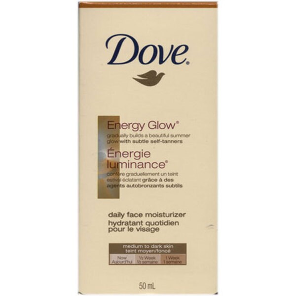 Shop Dove Energy Glow Daily Face Moisturizer for Medium to Dark Skin (Pack of 3) Free Shipping