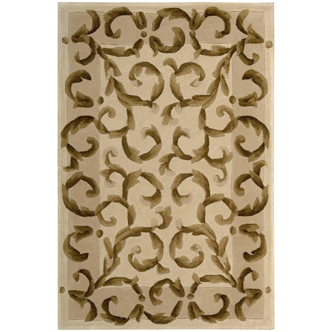 Nourison Hand tufted Versailles Palace Ivory Oriental Rug (36 X 56)