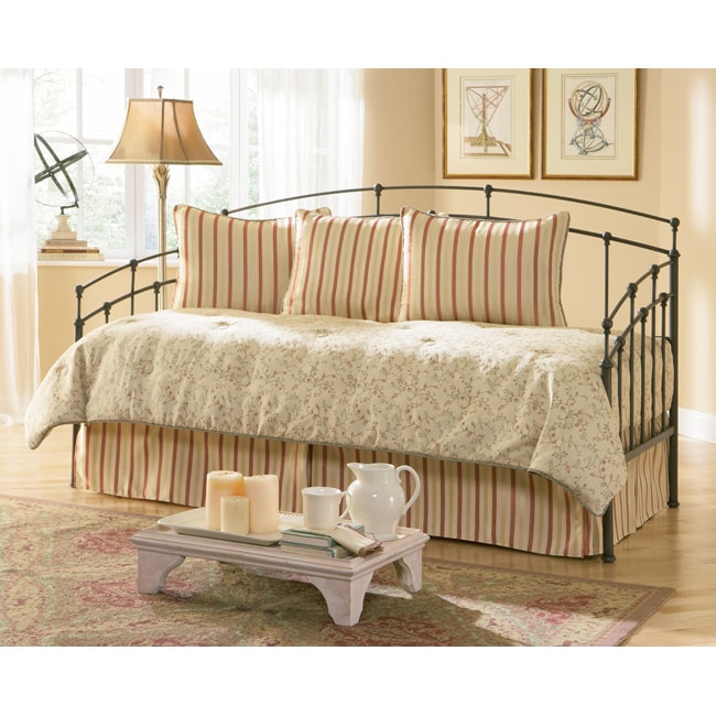 Fenton Black Daybed with Linkspring - 12720049 - Overstock.com Shopping ...