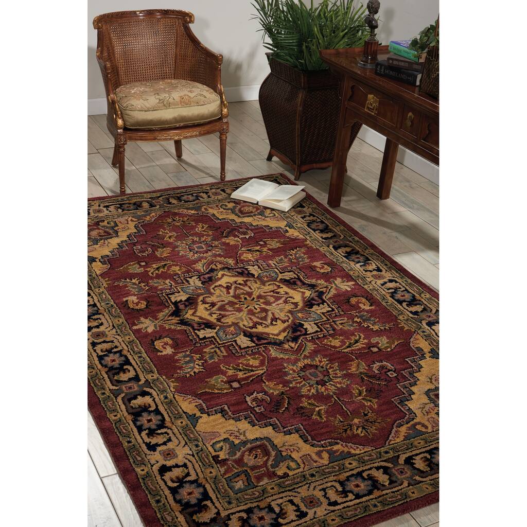 Nourison Hand-tufted IH02 Caspian Wool Area Rug