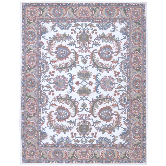 Nourison Hand tufted Caspian Ivory Wool Rug (5 X 8)