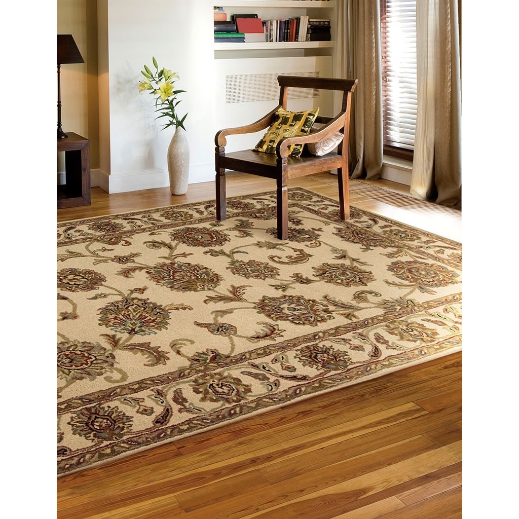 Hand tufted India House Ivory Wool Rug (8 x 106) Today $373.99 Sale