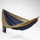 preview thumbnail 6 of 8, Waterproof Parachute Silk 2-person Hammock with Stuff Sack Blue/Brown