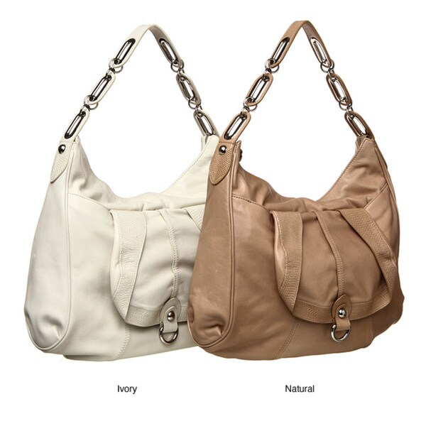 Sondra Roberts New York Leather Grommet Hobo Free Shipping Sondra Roberts New York Leather Grommet Hobo