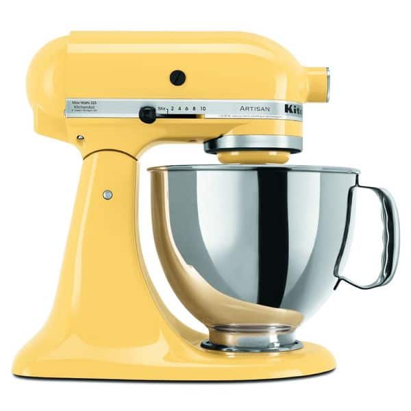 KitchenAid Artisan Series 5 Quart Tilt-Back Head Stand Mixer - Majestic Yellow