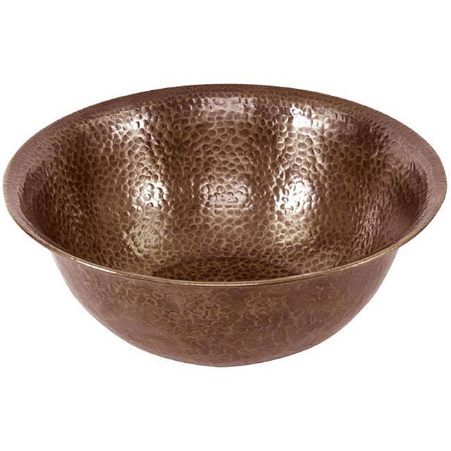 Copper Antique Finish Vessel Bathroom Sink