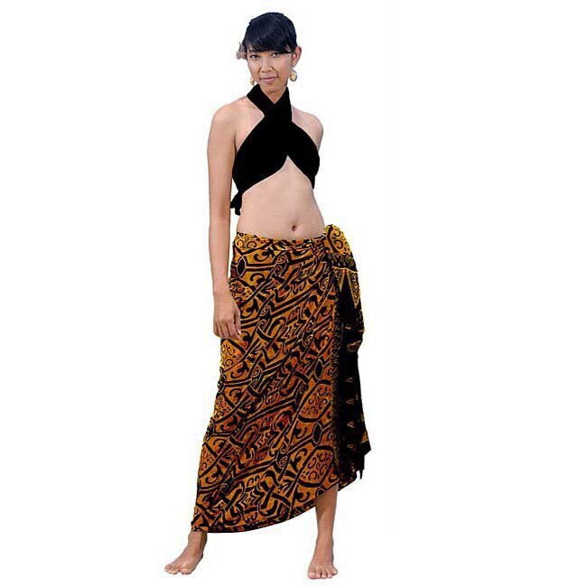 Noord links Afhankelijkheid Handmade 1 World Sarongs Women's Abstract Tribal Sarong (Indonesia) -  Overstock - 4838883