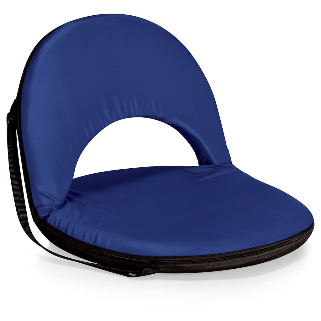 Picnic Time Oniva Portable Navy Recreation Recliner Seat