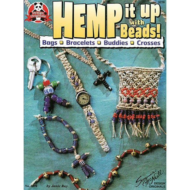 Design Originals Hemp It Up With Beads Book