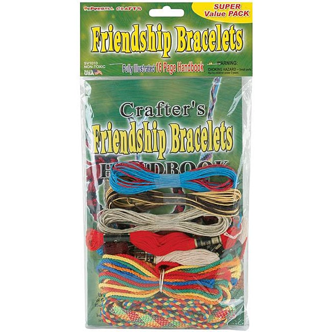 Pepperell Braiding Friendship Bracelets Super Value Pack With Handbook