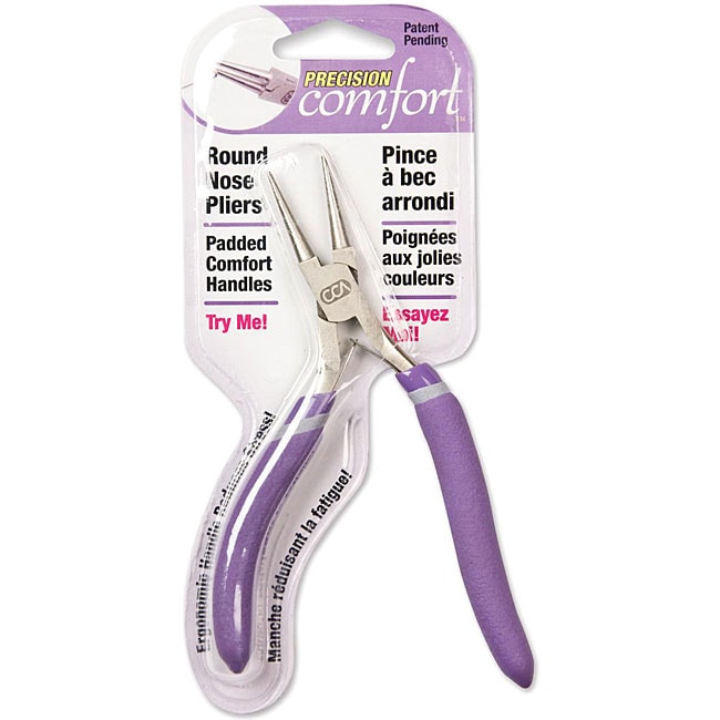 Precision Comfort Tools Purple Round Nose Pliers (PurpleQuantity One )