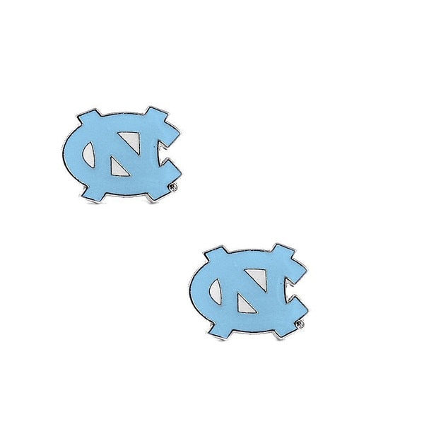 NCAA North Carolina Tarheels Logo Stud Earrings