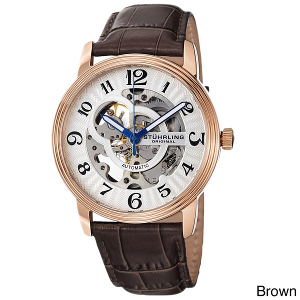 Stuhrling Original Mens Othello Skeleton Automatic Watch