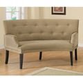 Hilton Button-tufted Curved Loveseat