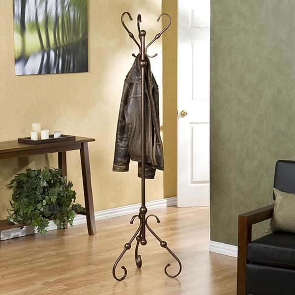 Harper Blvd Antique Bronze Hall Tree/Coat Rack - Free Shipping Today ...