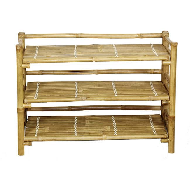 Handmade Bamboo Folding Shoe Rack (Vietnam)