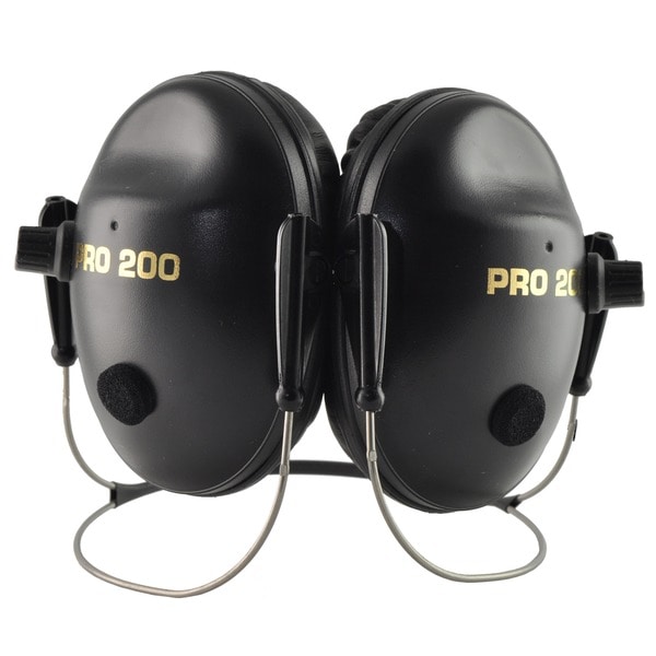 Pro 200 NRR 19 Black Behind-the-head Earmuffs