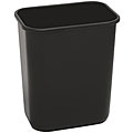 Continental Manufacturing 28.125-quart Black Wastebasket