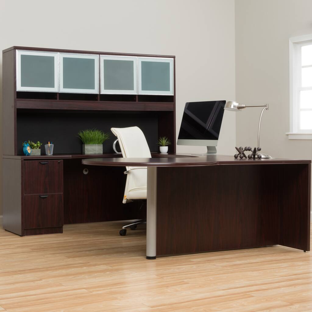 Boss Curved Series Left Return Workstation Desk