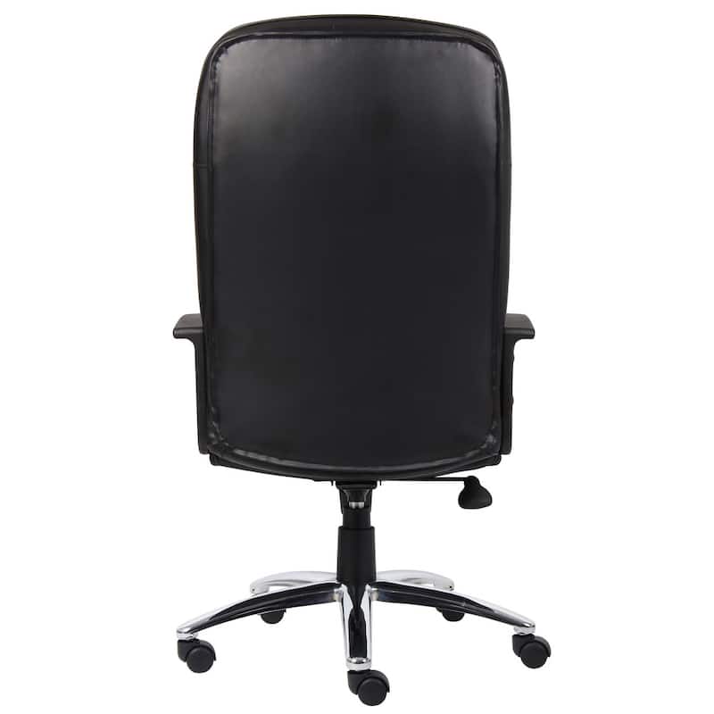 Boss High Back LeatherPlus Bonded Leather Task Chair