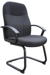 Boss Mid-Back Fabric Guest Chair - Black
