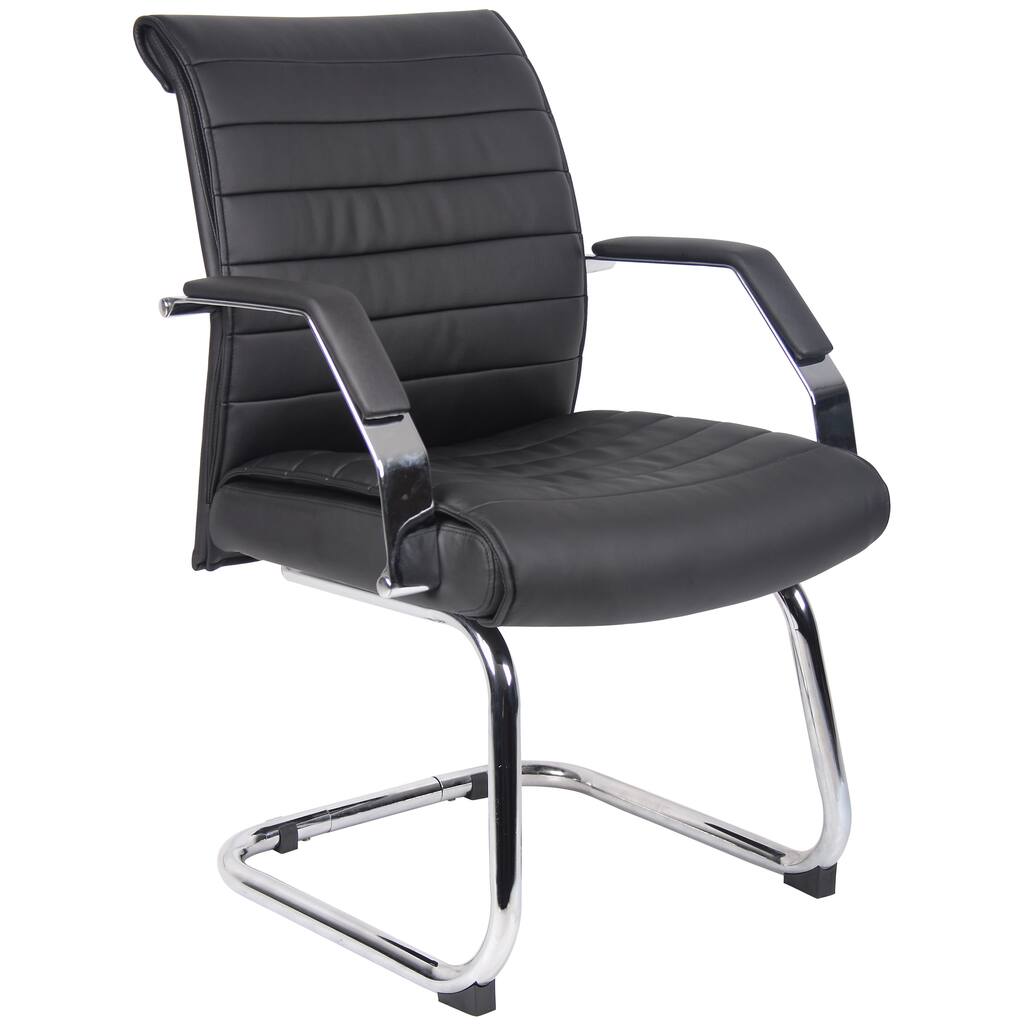 Boss Mid-back Black Chair