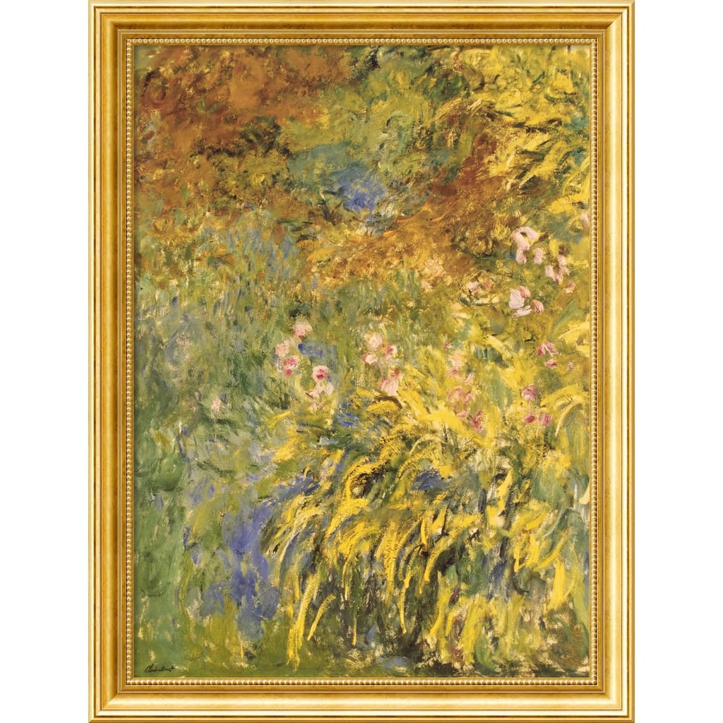 Framed Art Print 'Irises'