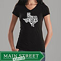 Los Angeles Pop Art Women's Texas V-neck Shirt