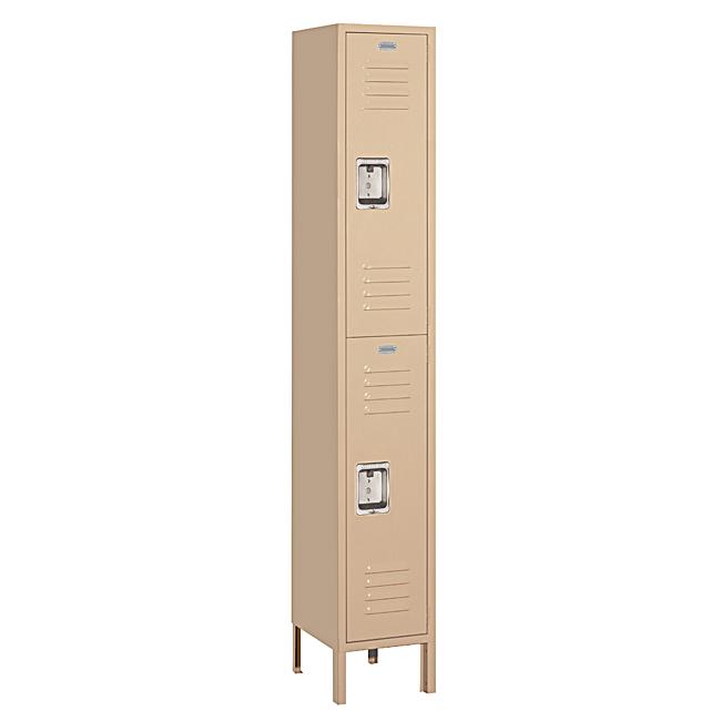 Salsbury Industries Tan Double-Tier Standard 16-Gauge Steel Locker