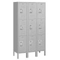 Salsbury Industries 61000 Gray Triple-Tier Standard Lockers