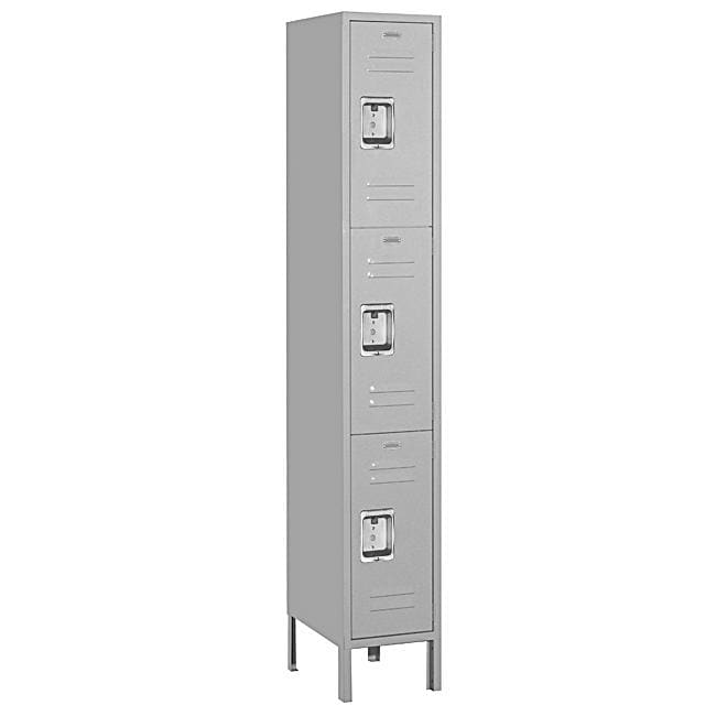 Salsbury Industries Grey 6 foot Triple tier Standard Lockers