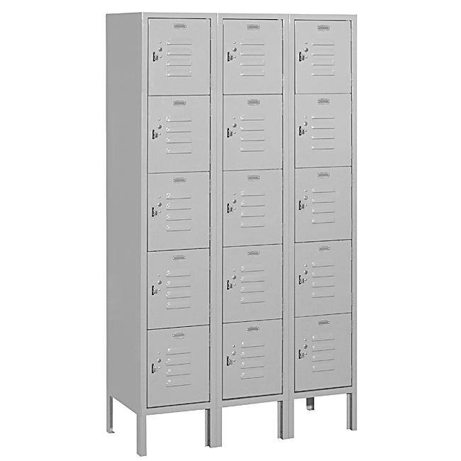 Salsbury Industries Grey 5-tier Box-style Lockers