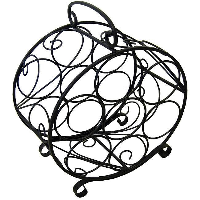 7-bottle Circular Wine Cage